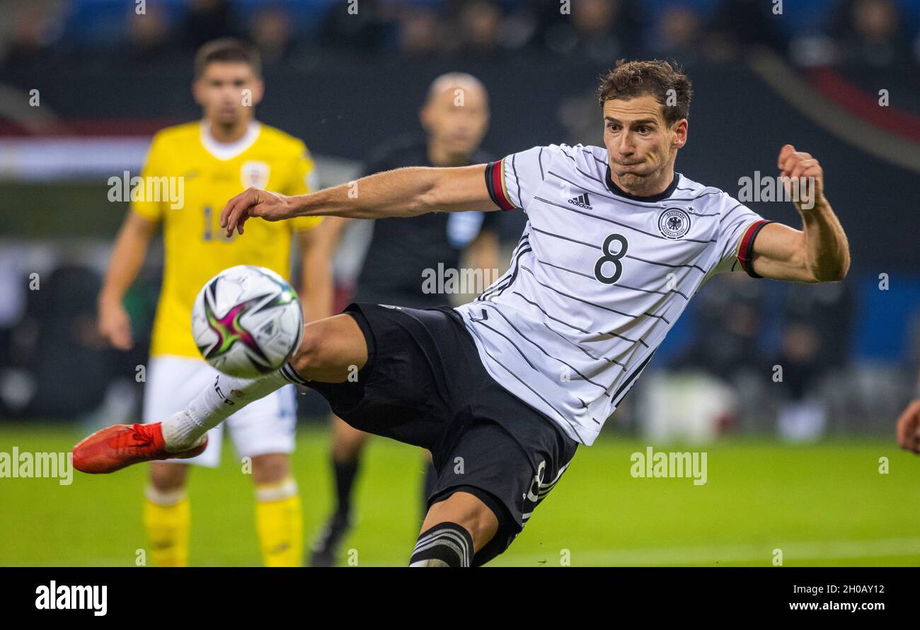 Leon Goretzka (Deutschland) Deutschland - Rumänien 08.10.2021, Fussball; WM-Quali,  Qualifikation, Saison 2021/22 Foto: Moritz Müller Copyright (nur Stock  Photo - Alamy