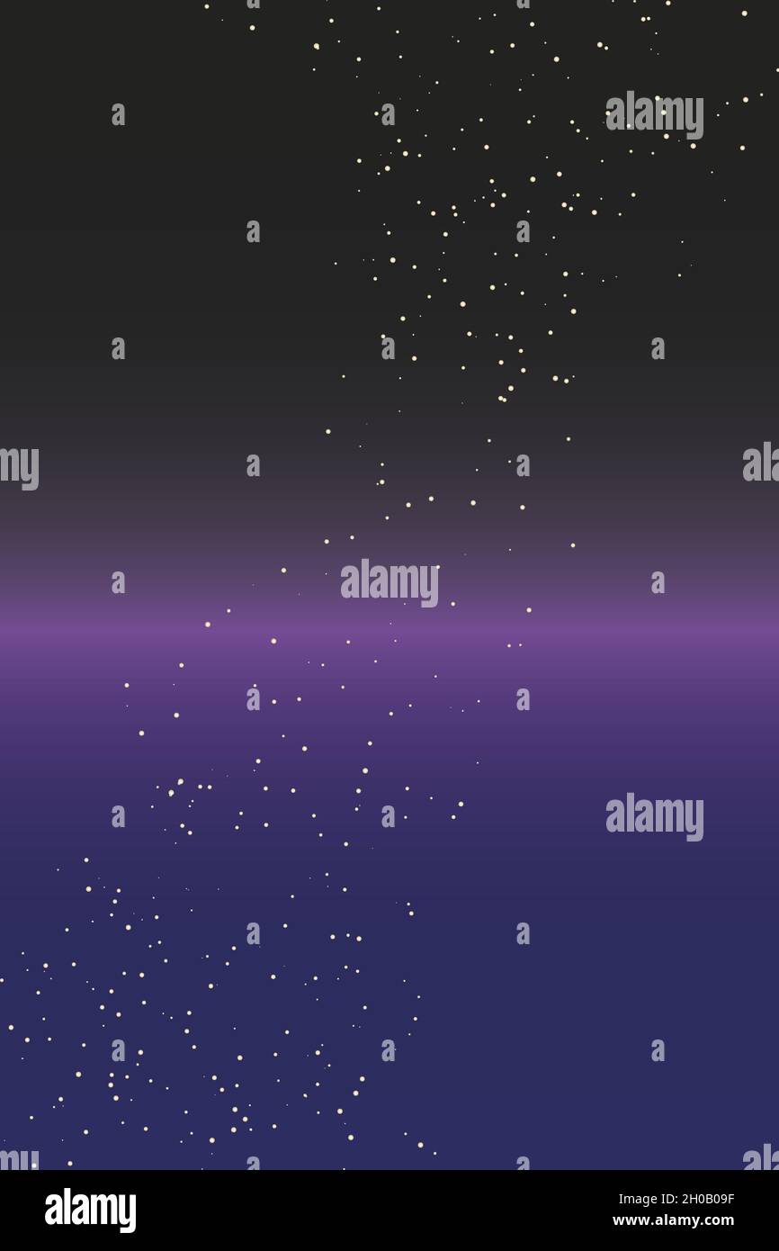 Background Sky with millions of stars shining bright in the night - useful for designers Stock Photo