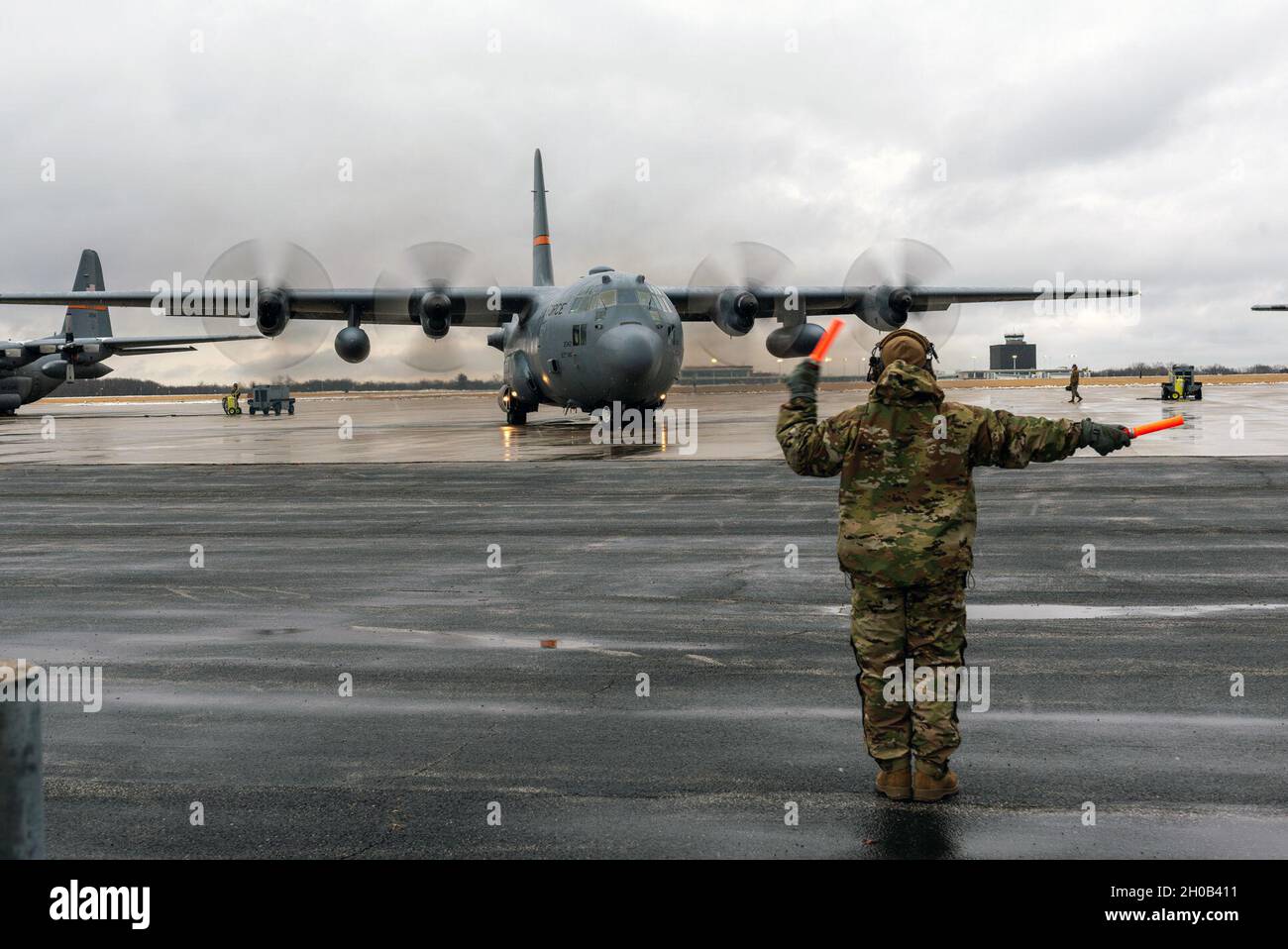 U.S. Air Force Staff Sgt. Dishon Rambo an airlift special mission