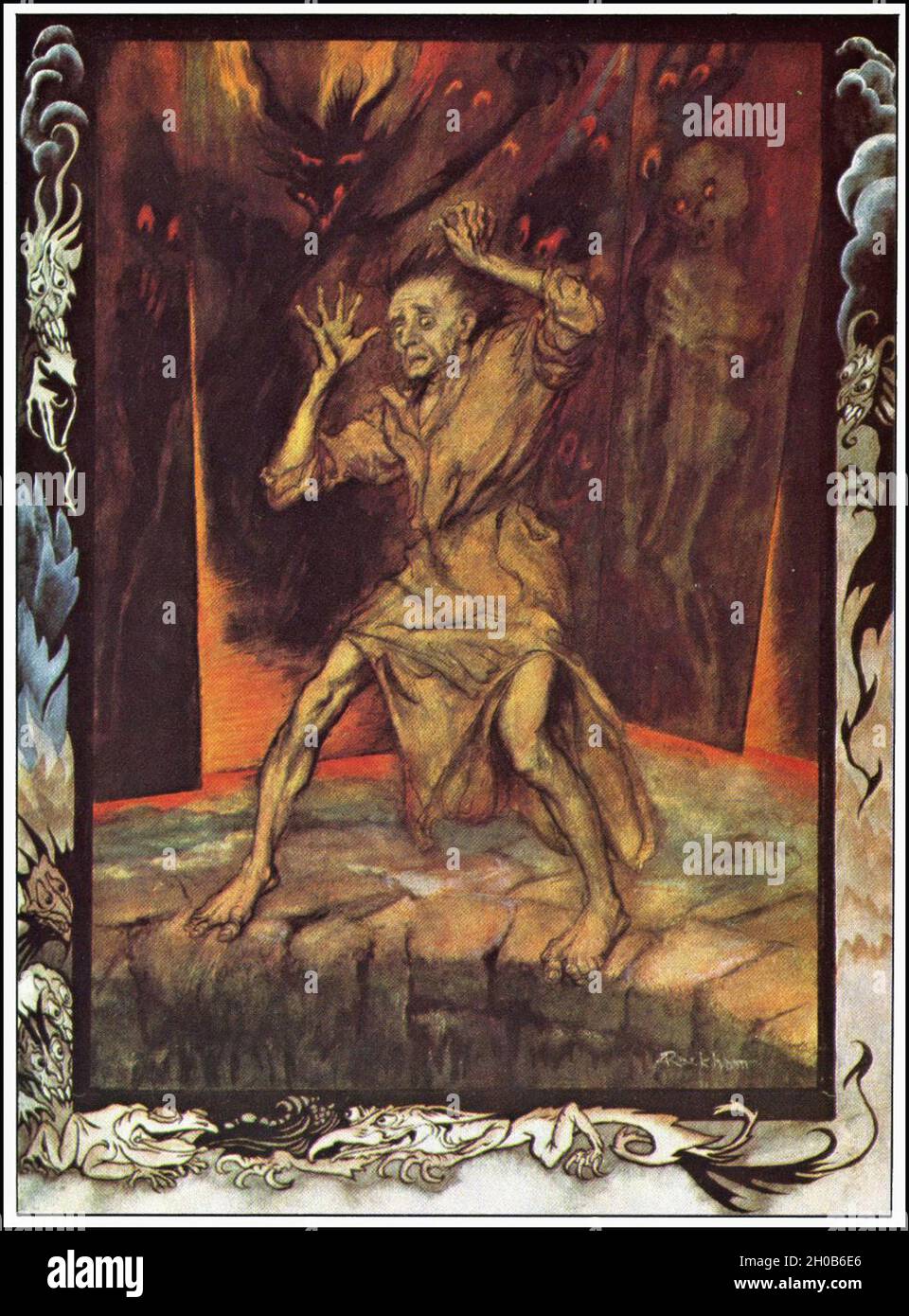 Vintage Arthur Rackham illustration Stock Photo - Alamy