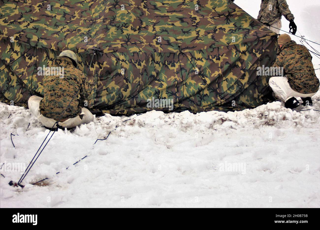 Students in Cold-Weather Operations Course class 21-02 participate in a ...