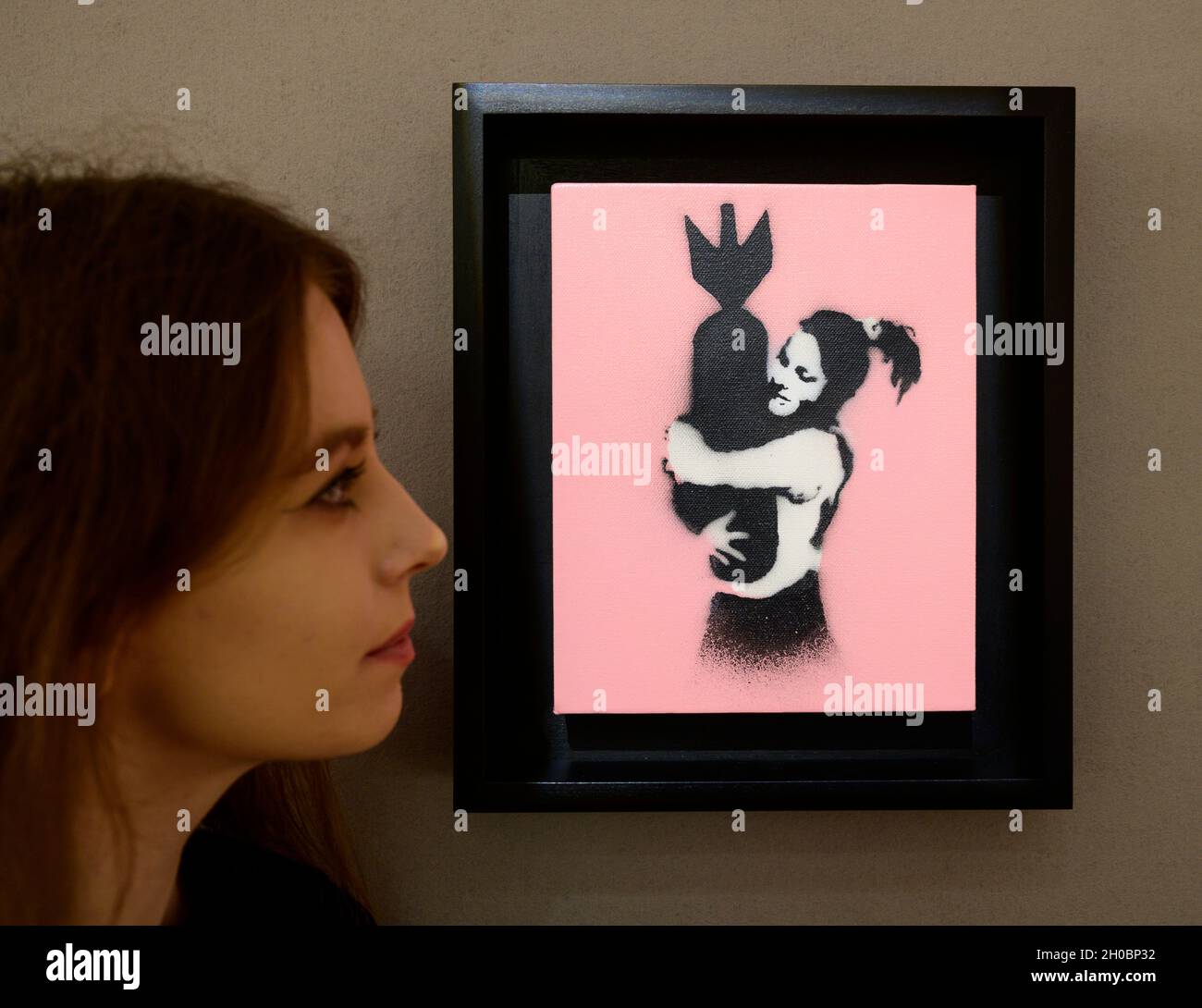 Banksy Auction 2021 Hi-res Stock Photography And Images - Alamy