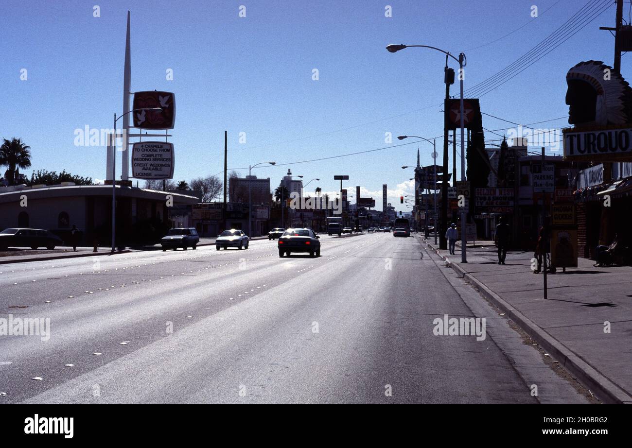 USA 1990 - Nevada, Las Vegas Stock Photo