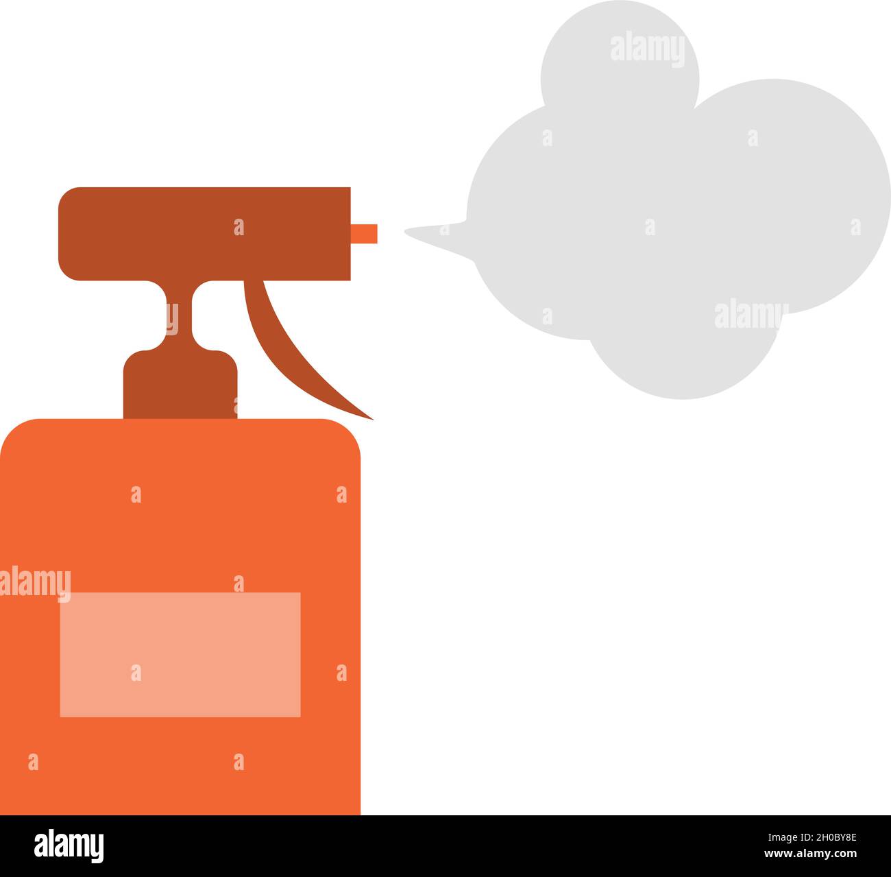 Spray bottle vector plastic cleaner flat icon Stock Vector Image & Art ...