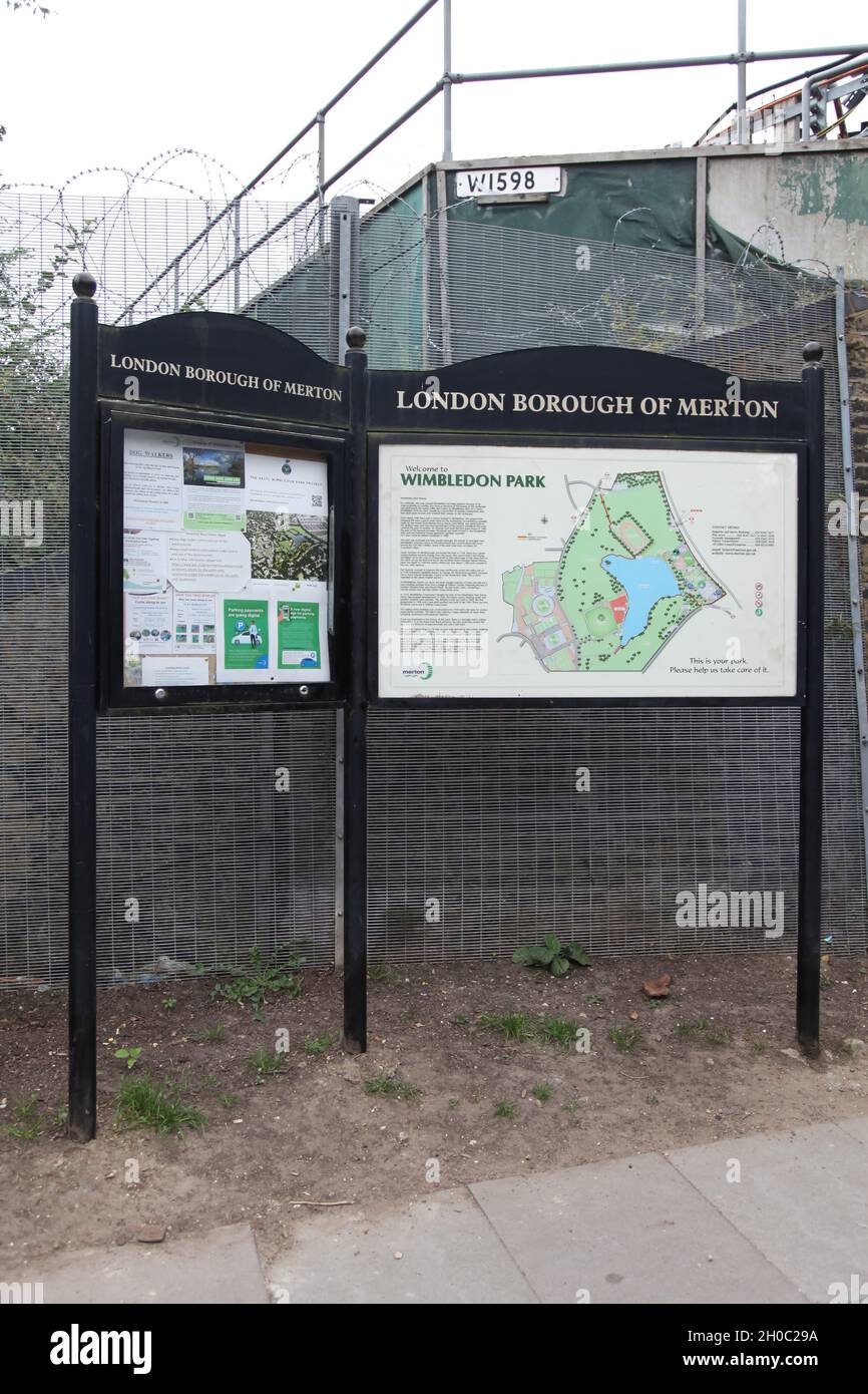 Wimbledon park entrance hires stock photography and images Alamy
