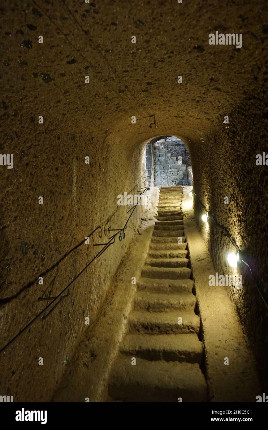 Underground Orte, Tunnels, Lazio, Italy, Europe Stock Photo Alamy