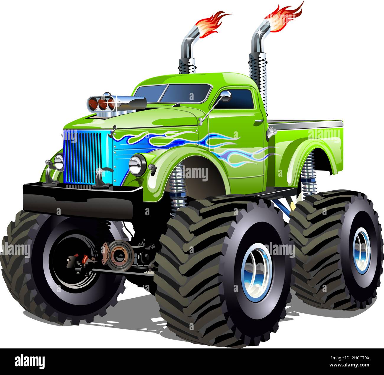 Monster TRUCK Cartoon