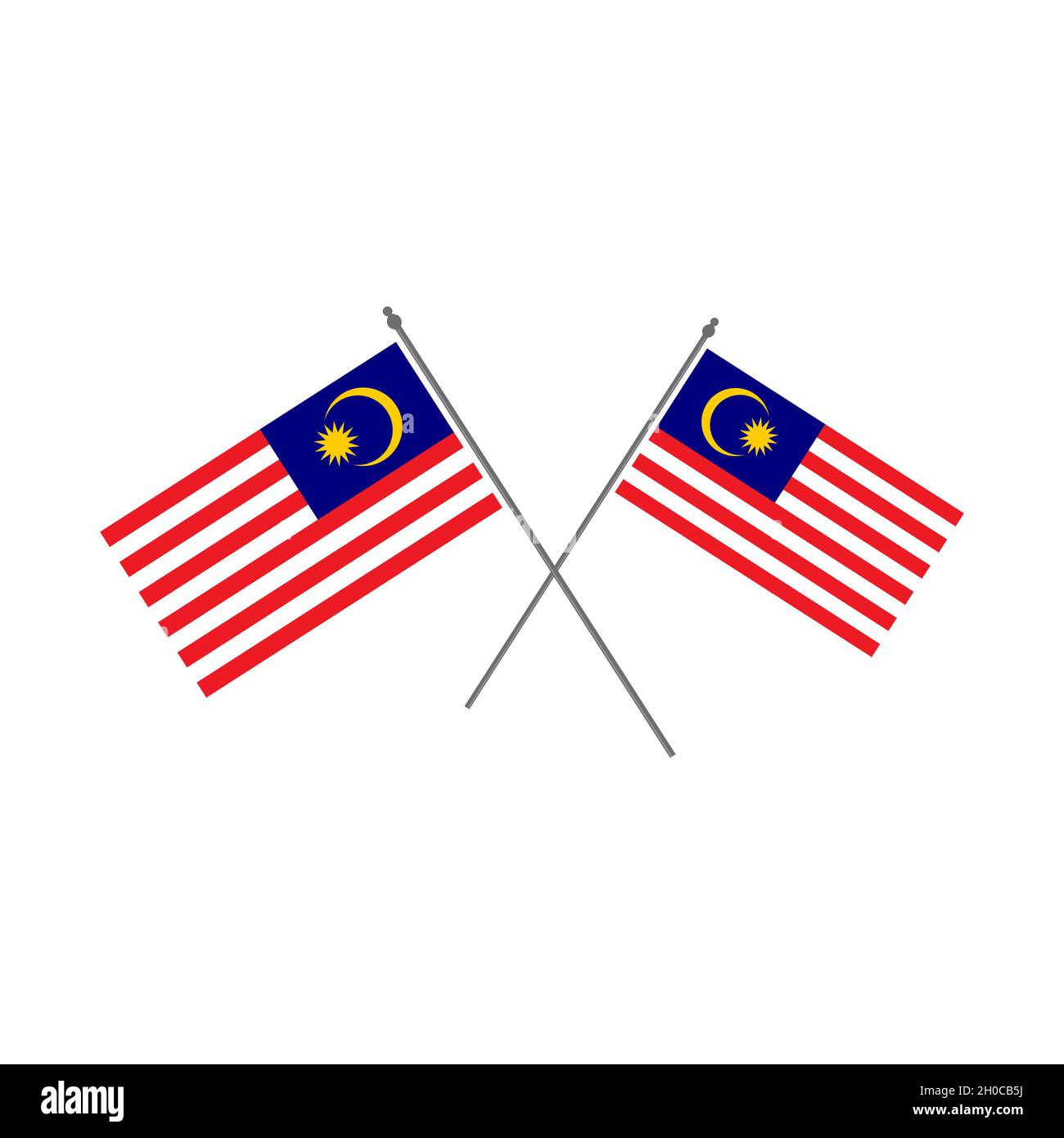 Malaysia Flag Vector icon design illustration Template Stock Photo - Alamy