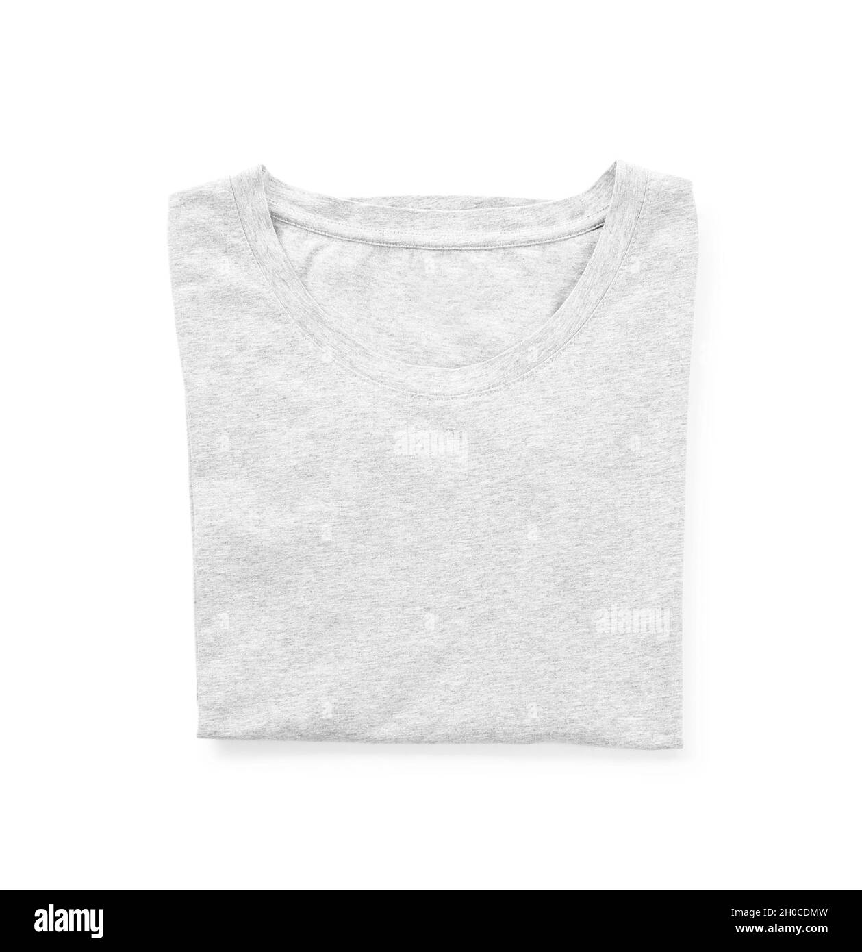 Blank gray t-shirt on white background Stock Photo - Alamy