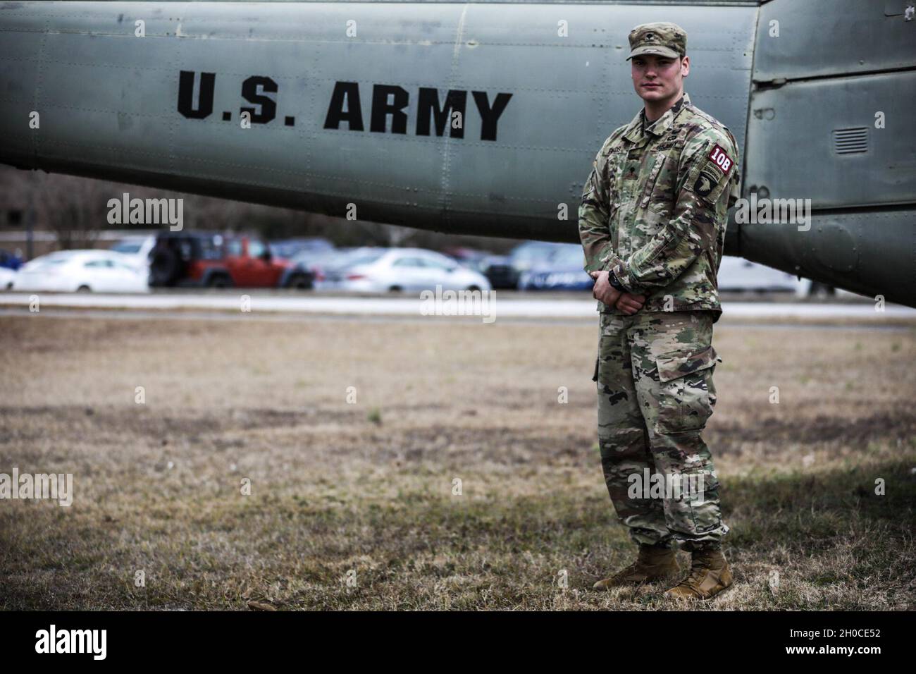 U.S. Army Sgt. Cody Bryant, 4th Ranger Training Battalion, poses for a  photo at Fort Gordon, Ga., Jan. 22, 2021. Bryant is a competitor in the  2021 Command Sgt. Maj. Jack L.