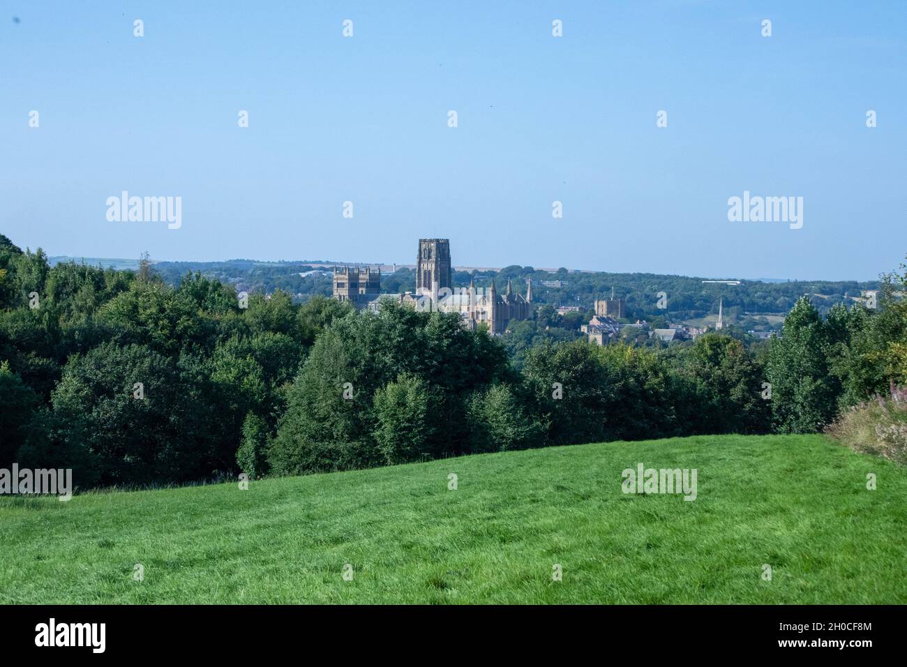 Durham Cathedral and Castle Stock Photo