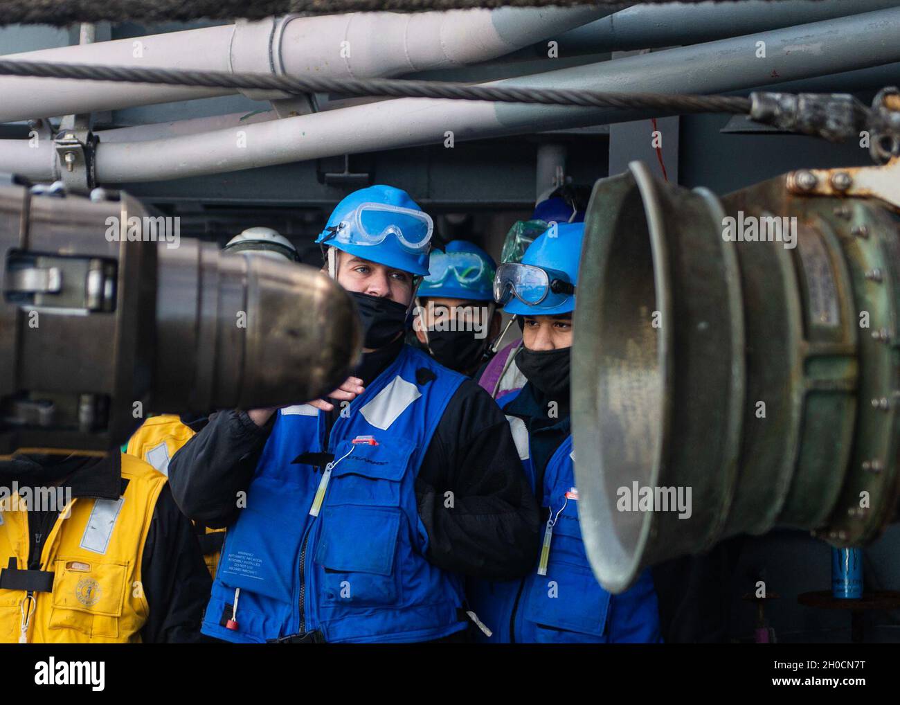 210124NRG5871059 ATLANTIC OCEAN (Jan. 24, 2021) Boatswain's Mate 3rd