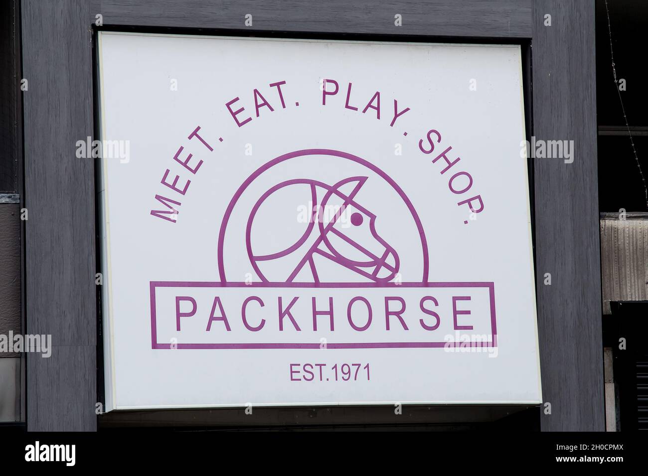 Parkhorse Centre Sign, Huddersfield Stock Photo Alamy