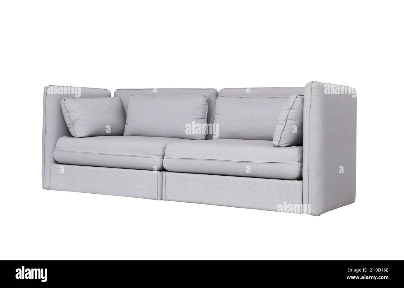 Comfortable sofa on white background. Furniture for modern room interior Stock Photo Alamy