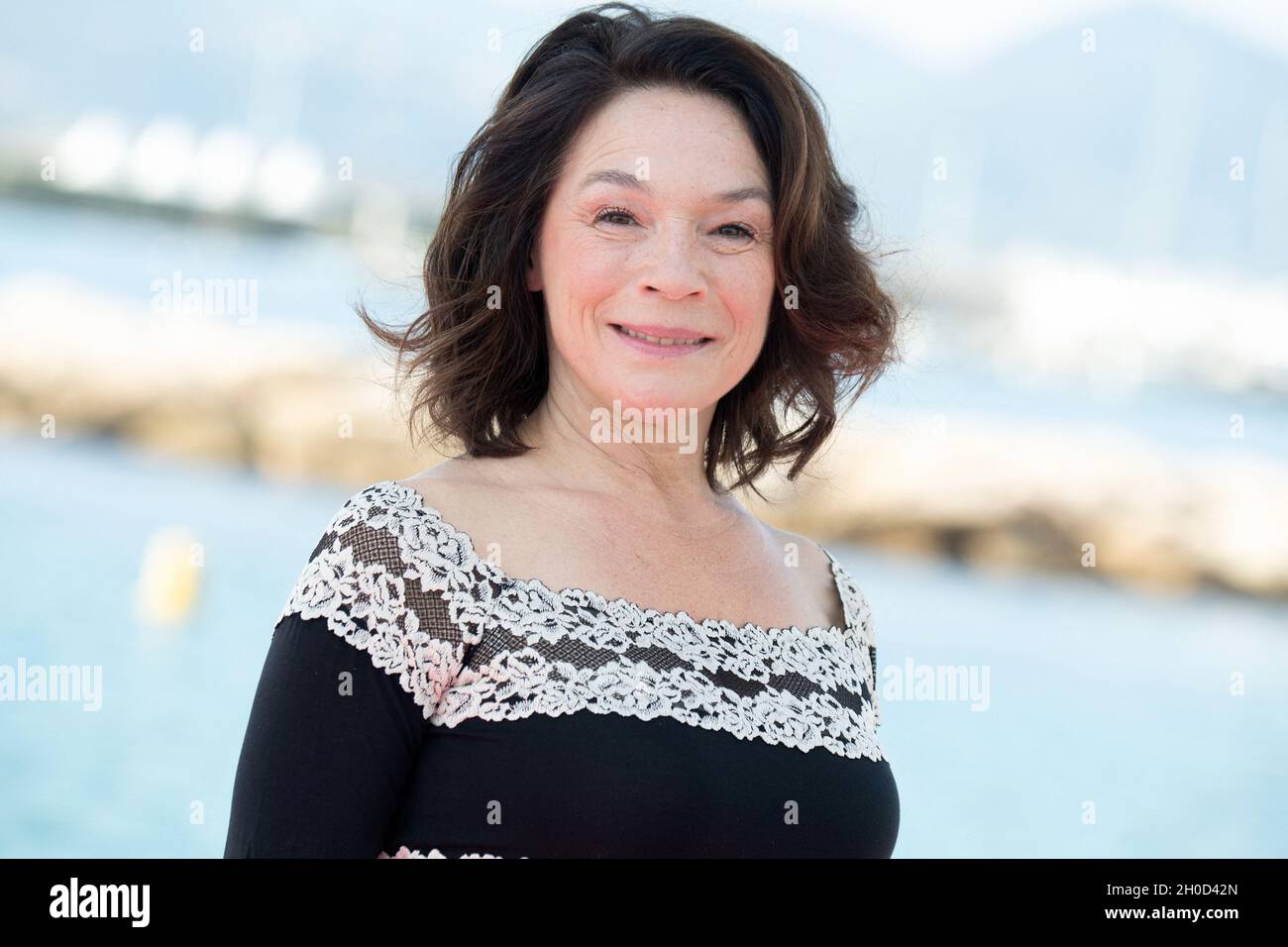 Julia Stemberger attends the Sisi photocall during the 4th edition of the Cannes International Series Festival (Canneseries) in Cannes, on October 12, 2021, France. Photo by David Niviere/ABACAPRESS.COM Stock Photo