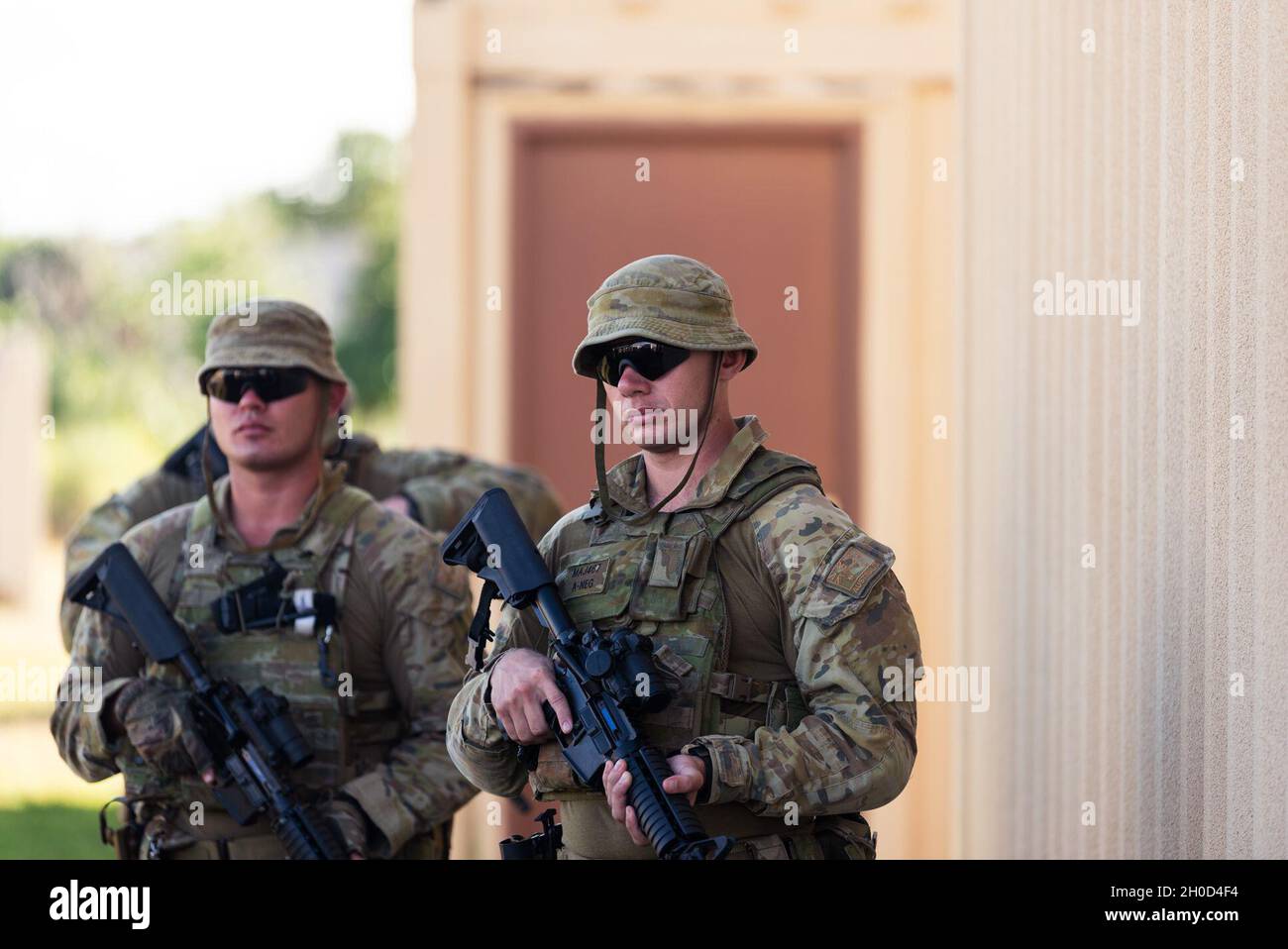 Airfield Defense Guards with the No. 2 Security Forces Squadron, Royal