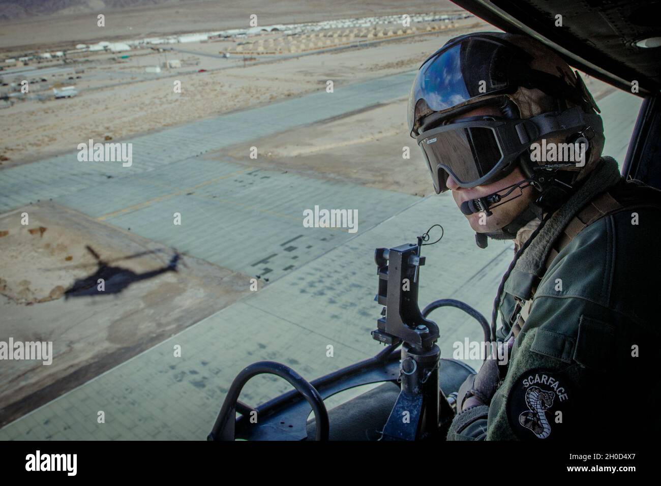U.S. Marines with Marine Light Attack Helicopter Squadron 367 pose for ...