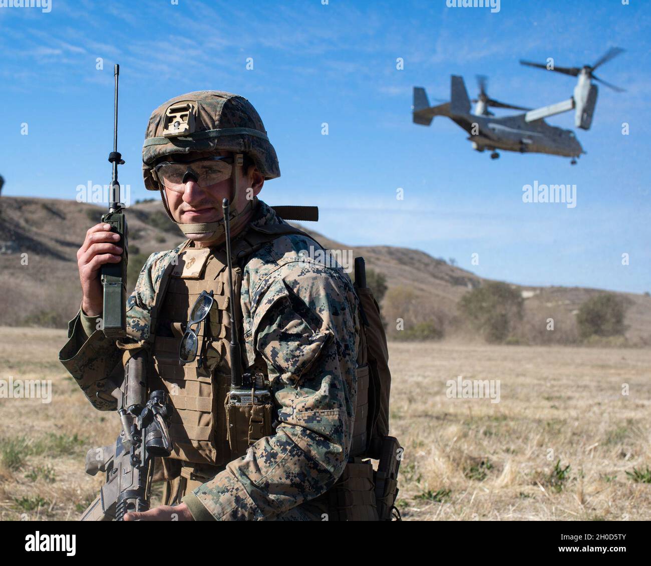 U.S. Marine Corps Lance Cpl. Moses Vukaj, a fire support Marine with ...