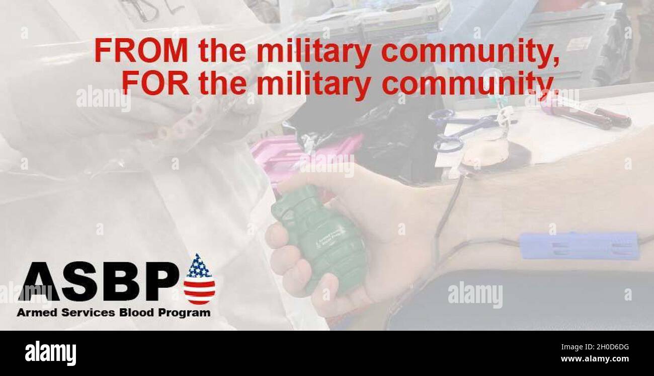 January is National Blood Donor Month and the Armed Services Blood