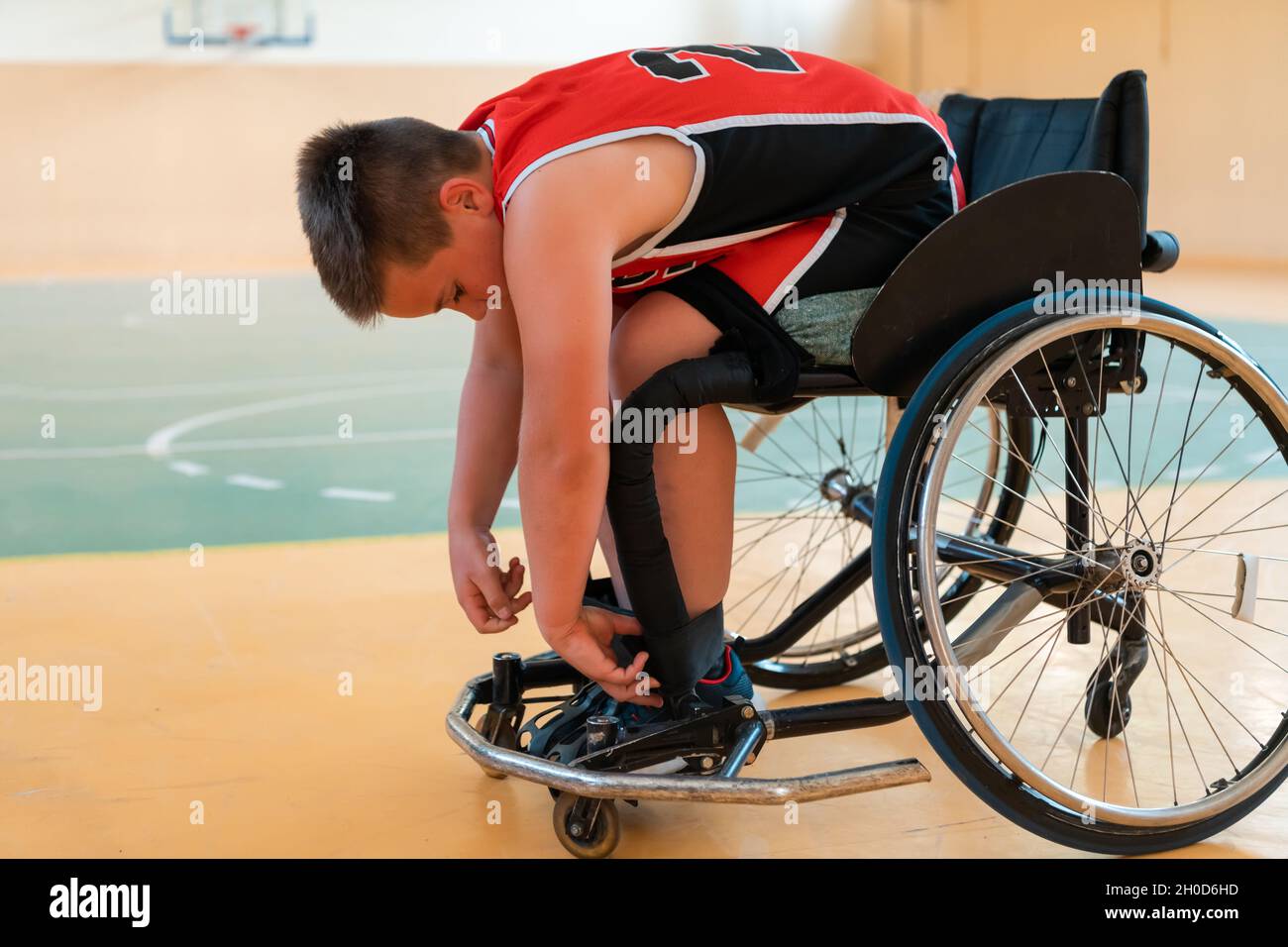 Paralyzed boy in wheelchair hires stock photography and images Alamy