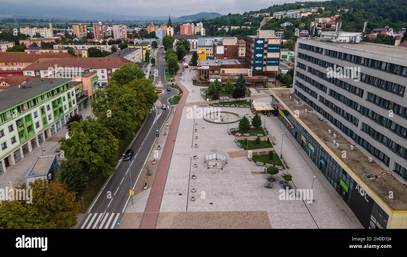 Aerial view of the town of Vranov nad Toplou in Slovakia Stock Photo - Alamy