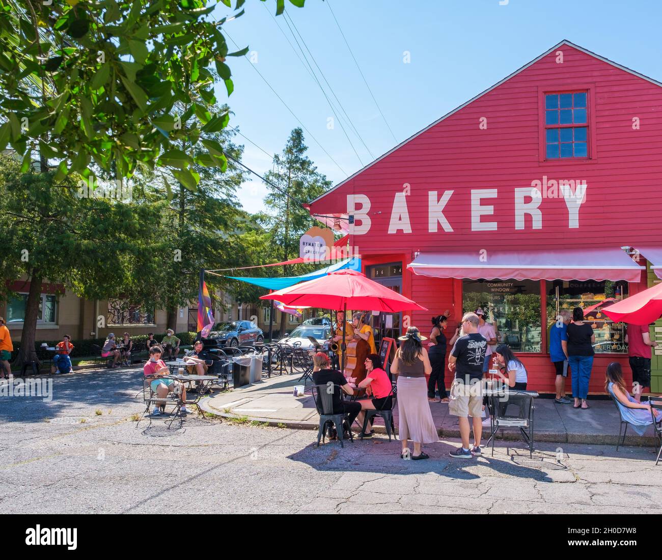 NEW ORLEANS, LA, USA - OCTOBER 9, 2021: Bywater Bakery on Dauphine Street Stock Photo