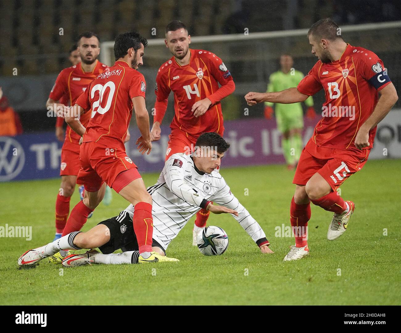 Skopje, Mazedonien. 11th Oct, 2021. 11.10.2021, Toshe Proeski Arena