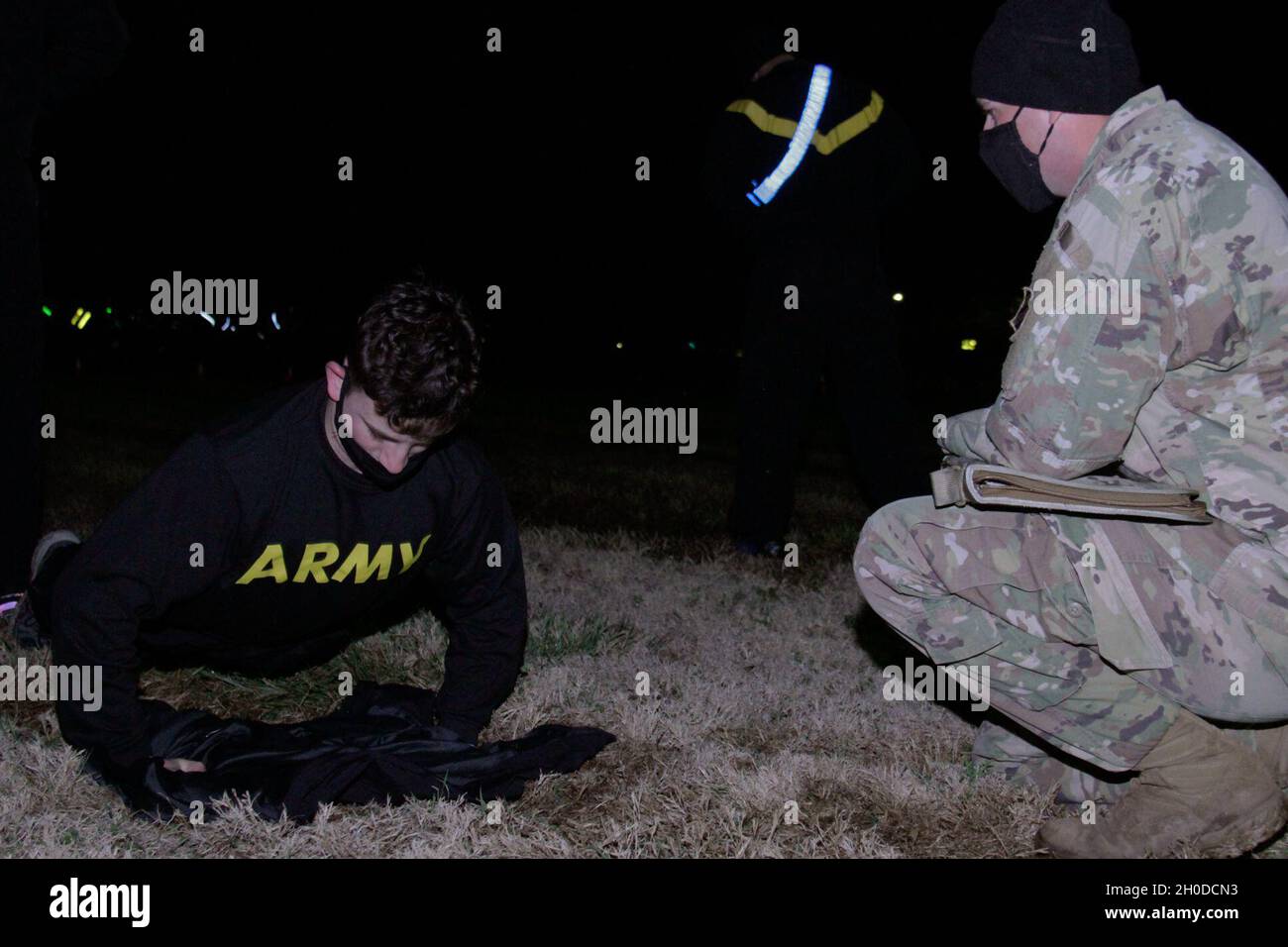 Pfc. Nickolas Reebes, an infantryman assigned to Task Force 1st