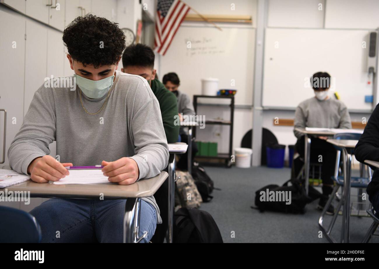 Aviano high school students go back to inperson learning at Aviano