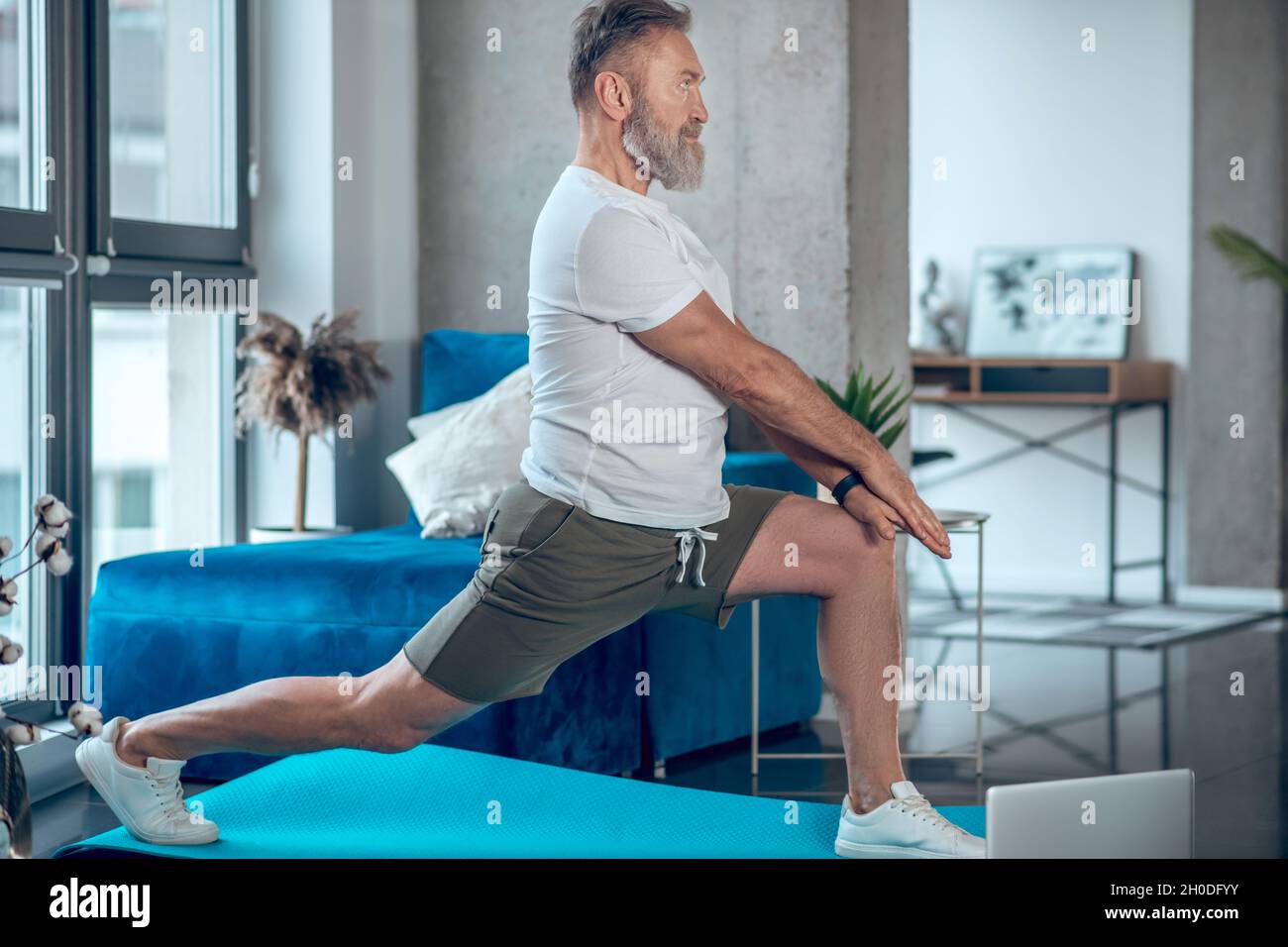 Man steps loft hi-res stock photography and images - Alamy