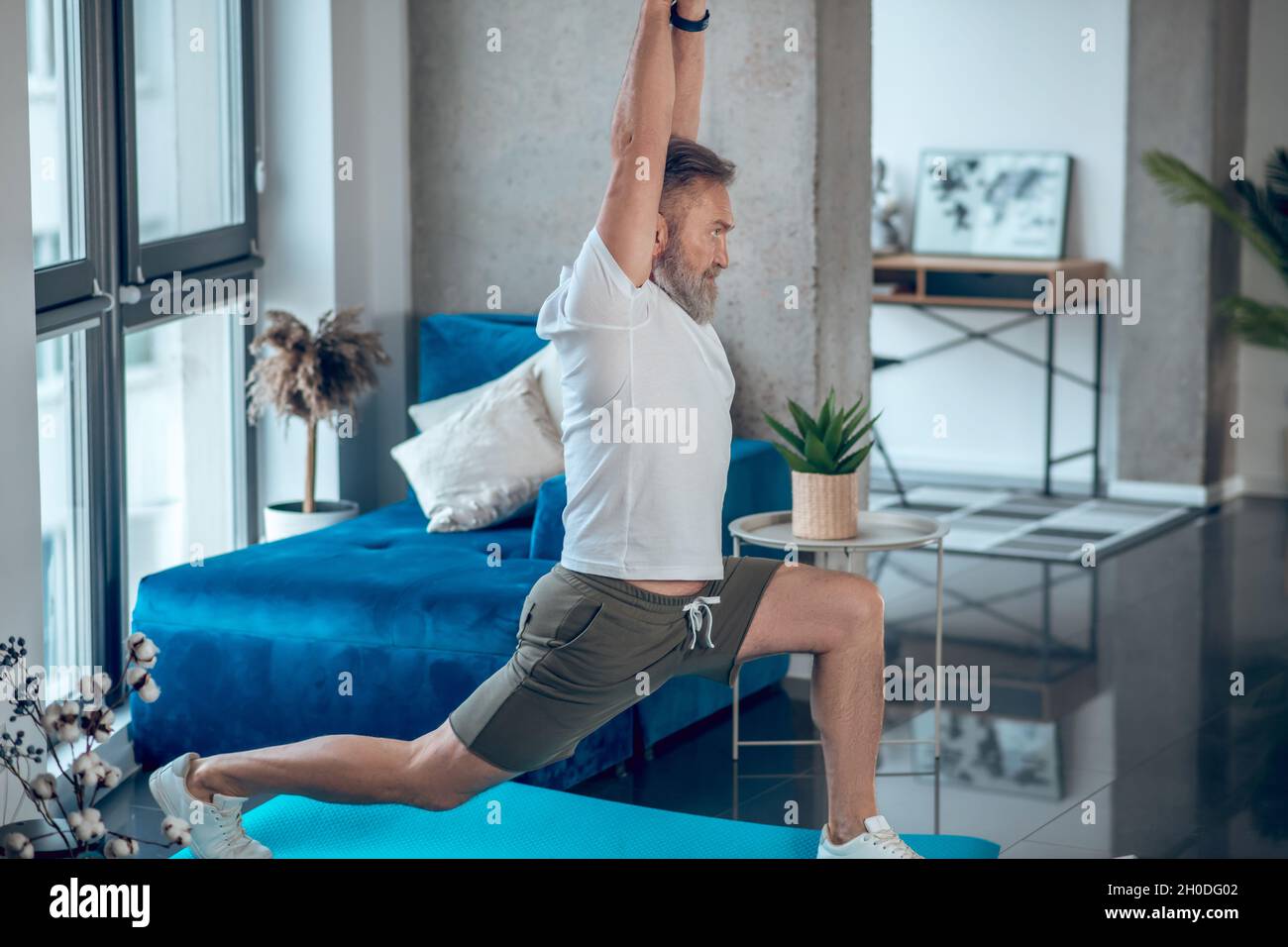 Man steps loft hi-res stock photography and images - Alamy