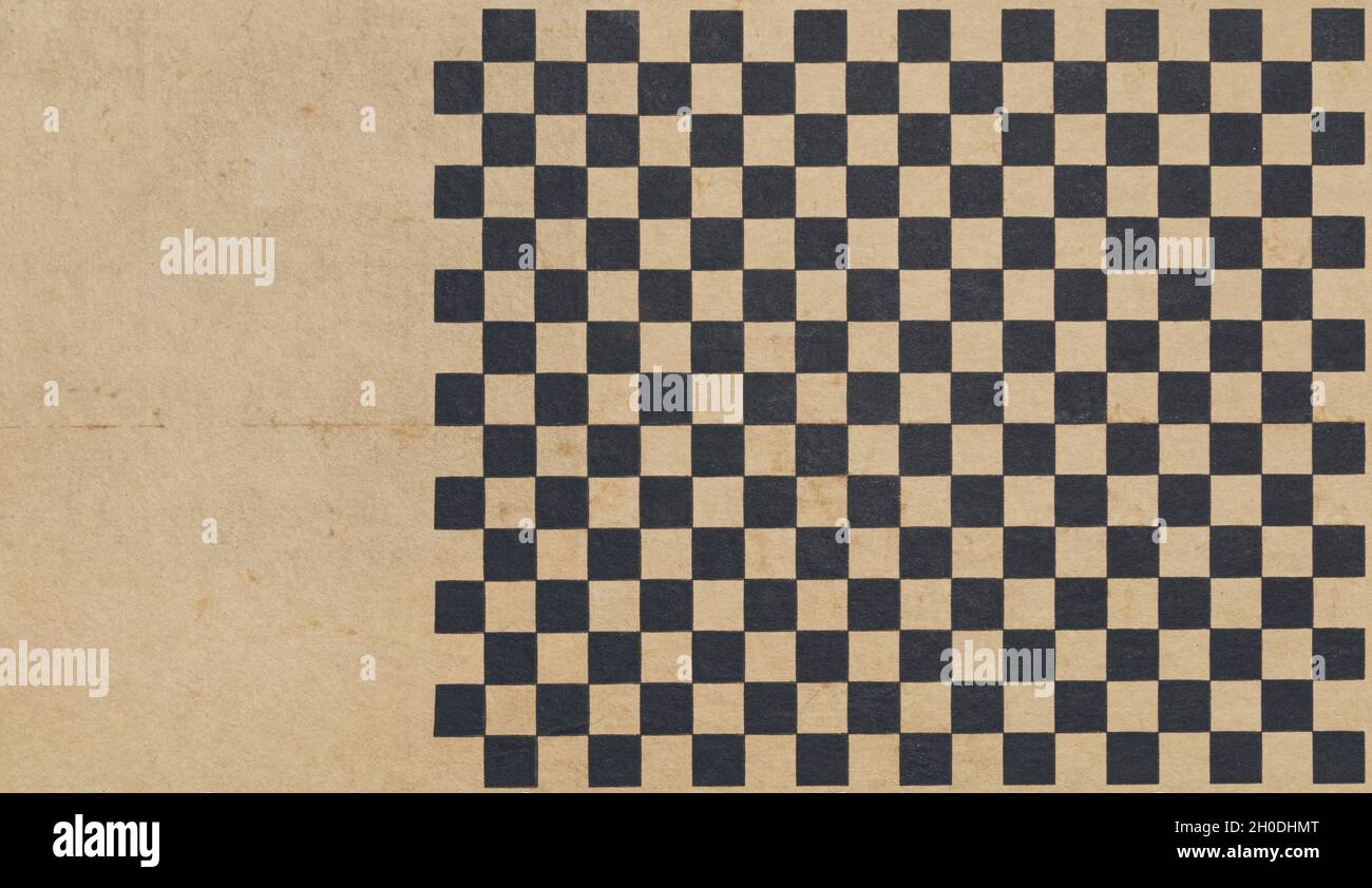 Wrapping paper with checkerboard pattern, texture background Stock Photo