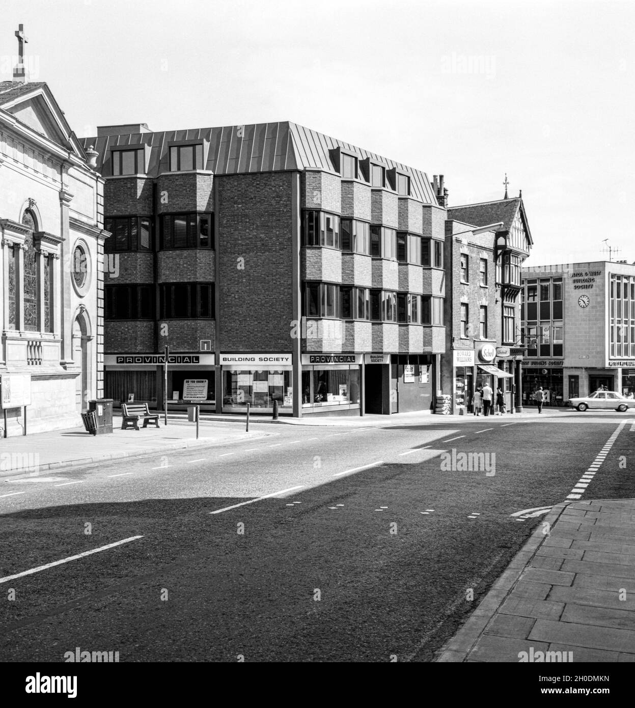 Northgate Street Gloucester UK 14th June 1976 Stock Photo