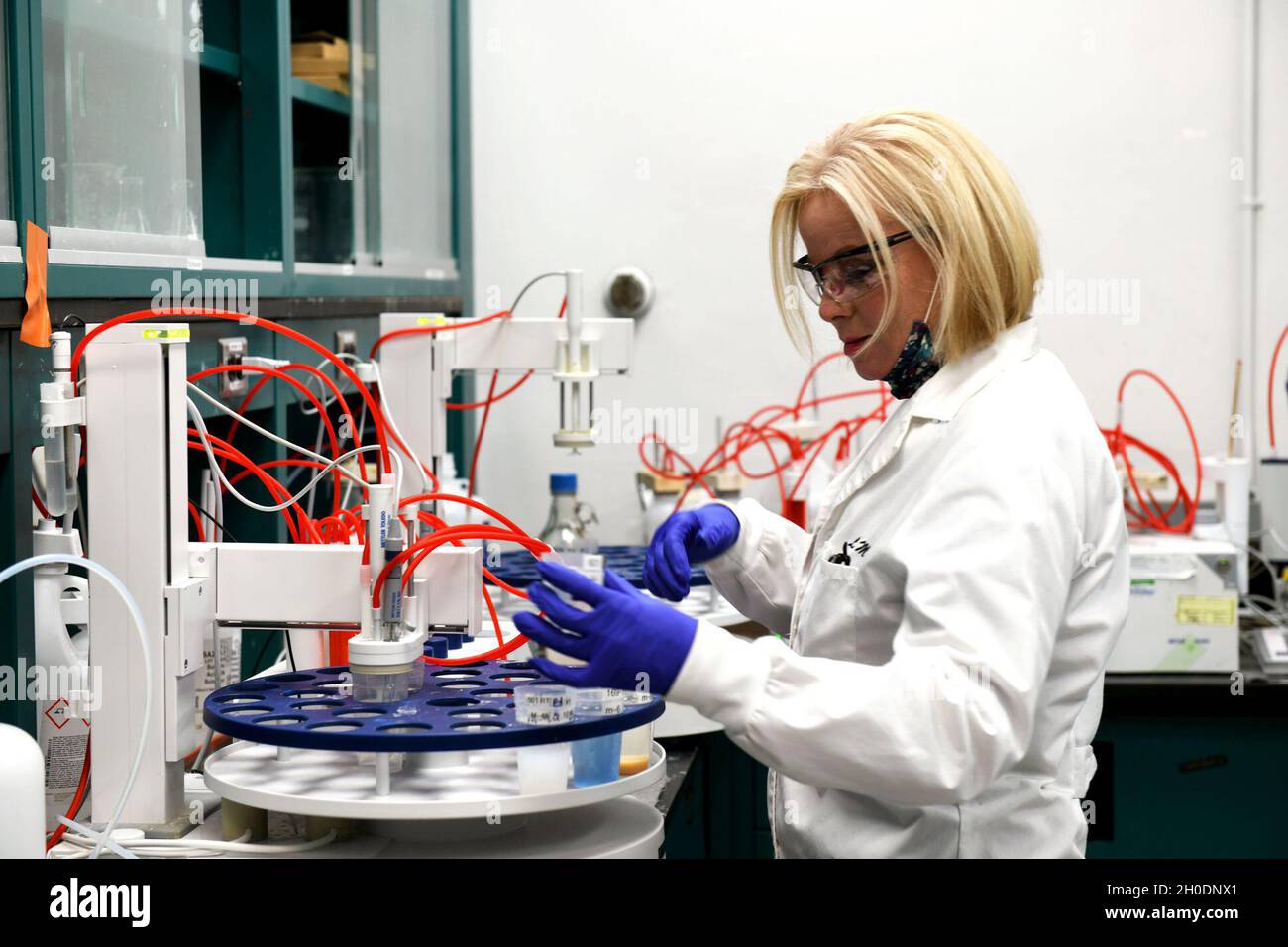 Leanne Mills, 802nd Maintenance Support Squadron Chemical Laboratory