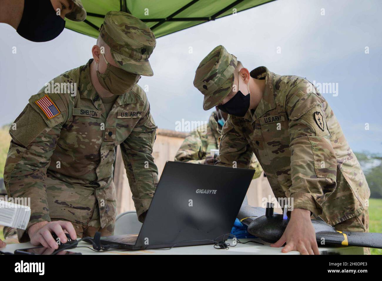Geospatial Engineers assigned to 2nd Infantry Brigade Combat Team and 3rd  Infantry Brigade Combat Team, 25th Infantry Division receive instruction on  how to launch, fly and recover the senseFly eBee X Drone