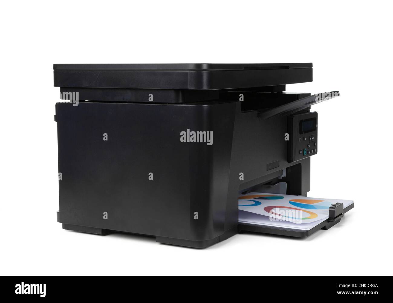 Laser home printer isolated on white background Stock Photo Alamy