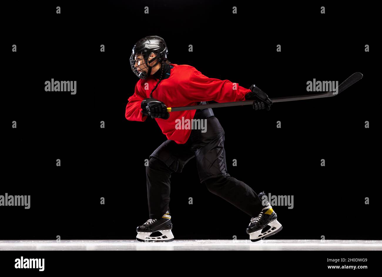 Hockey Game Black White High Resolution Stock Photography and Images