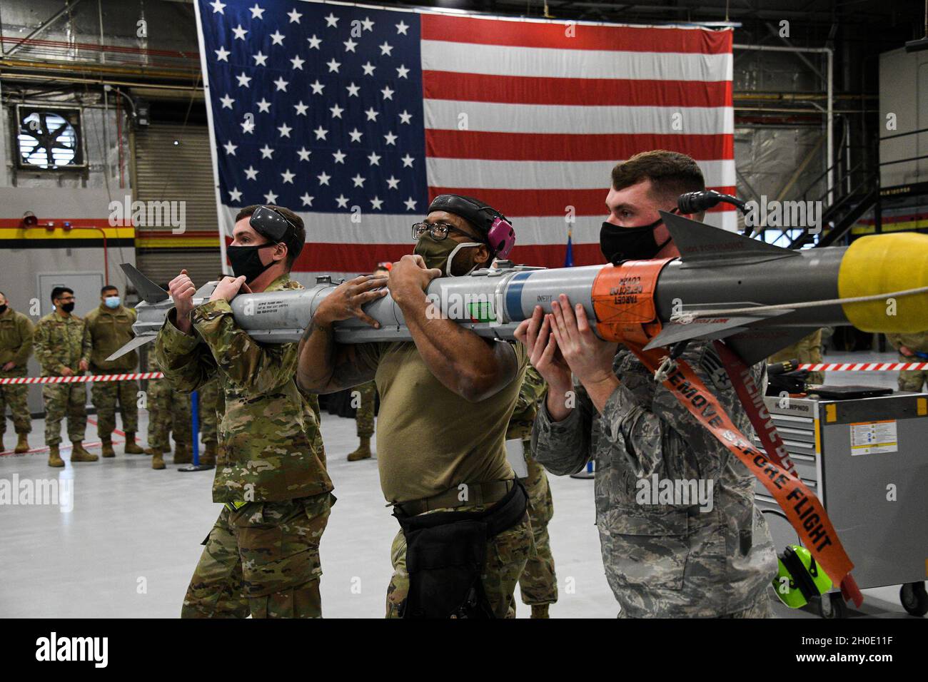 Maintainers with the 4th Fighter Generation Squadron, participate in an ...