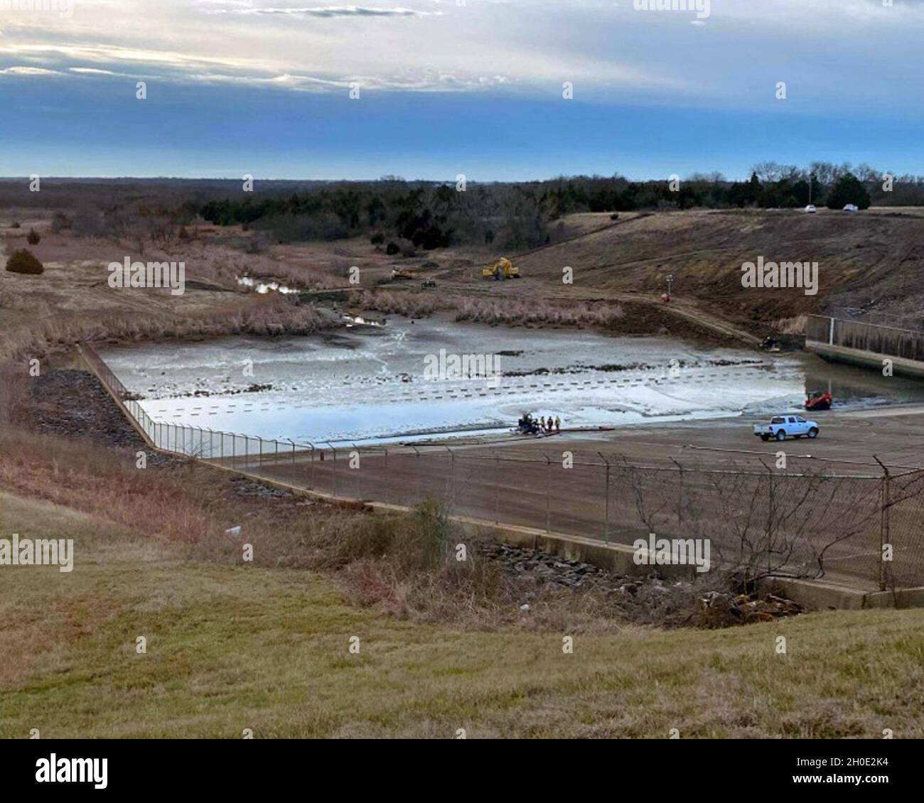 ENNIS, Texas (Feb. 5, 2021) A view of U.S. Army Corps of Engineers