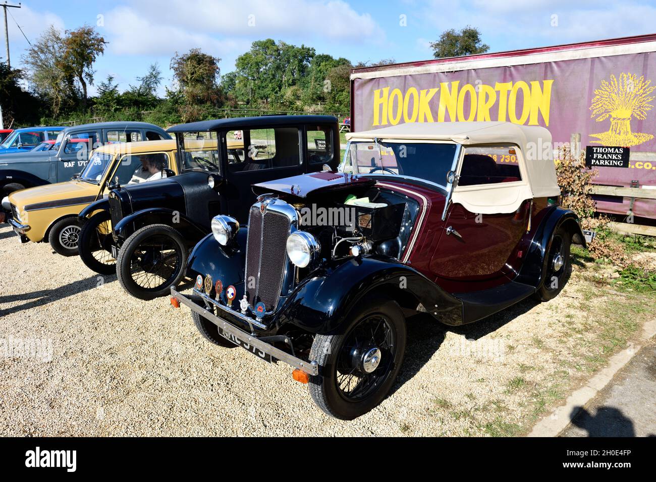 Last Classic Car meet at Hook Norton Brewery for 2021 Stock Photo Alamy