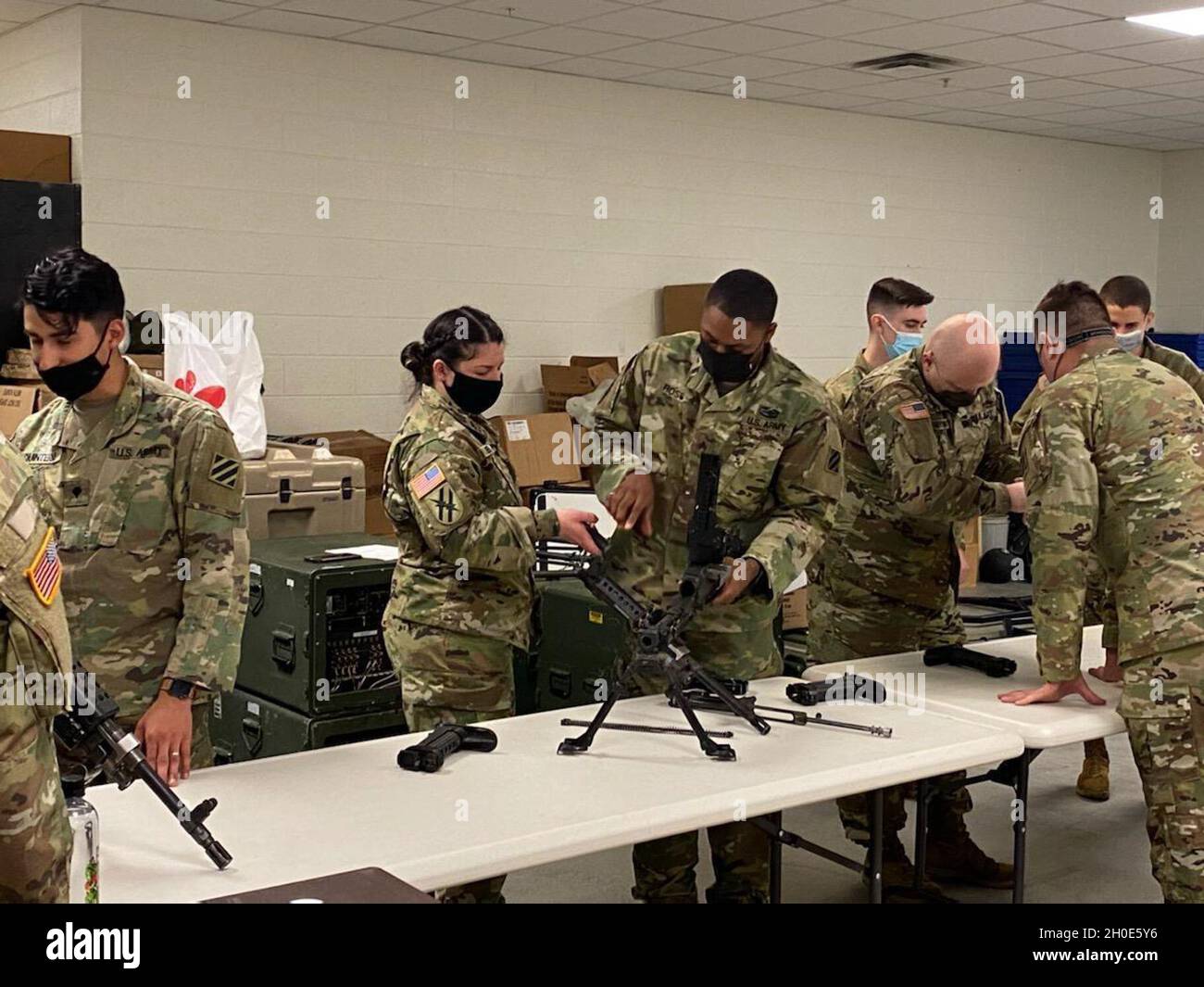 U.S. Army Soldiers from the Army National Guard’s Forest Park