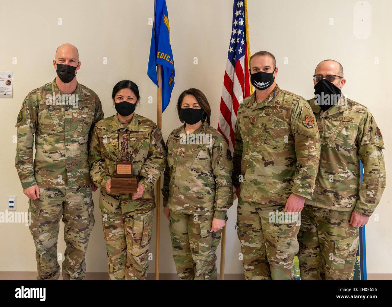 Senior Master Sgt. Virginia Holmgren, a critical care air transport