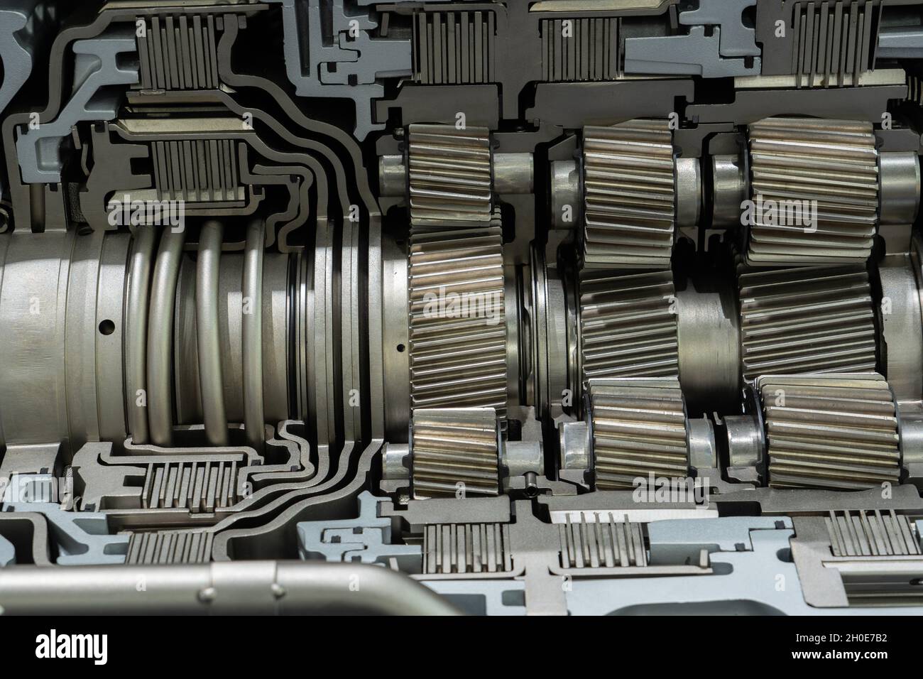 Automatic transmission for truck in section Stock Photo Alamy