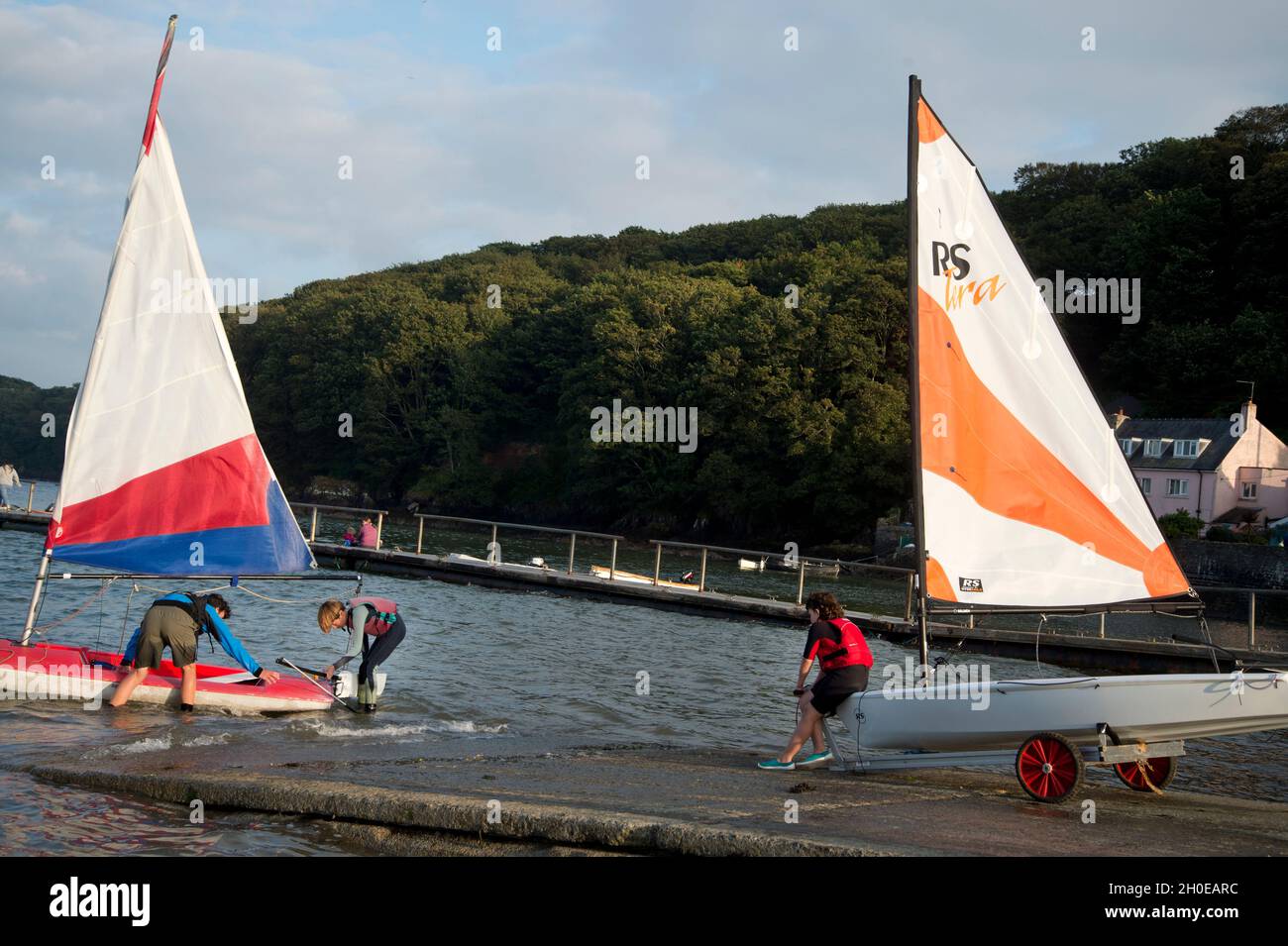 Wales August 2021. Pembrokeshire. Dale. RS Tera monohull dinghies