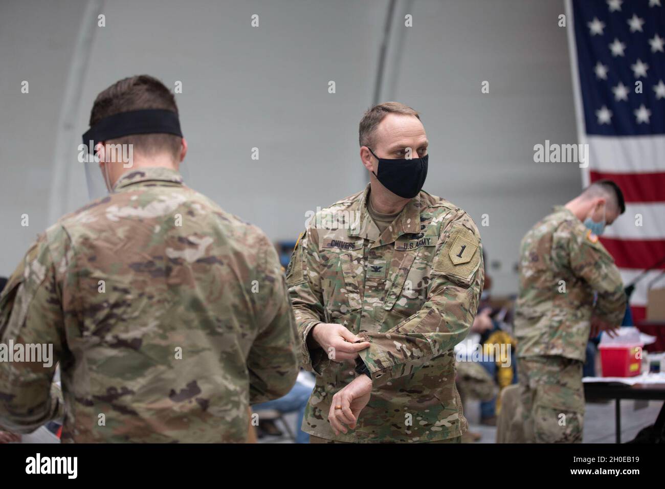 The 1st Combat Aviation Brigade Commander, Col. Bryan Chivers received ...