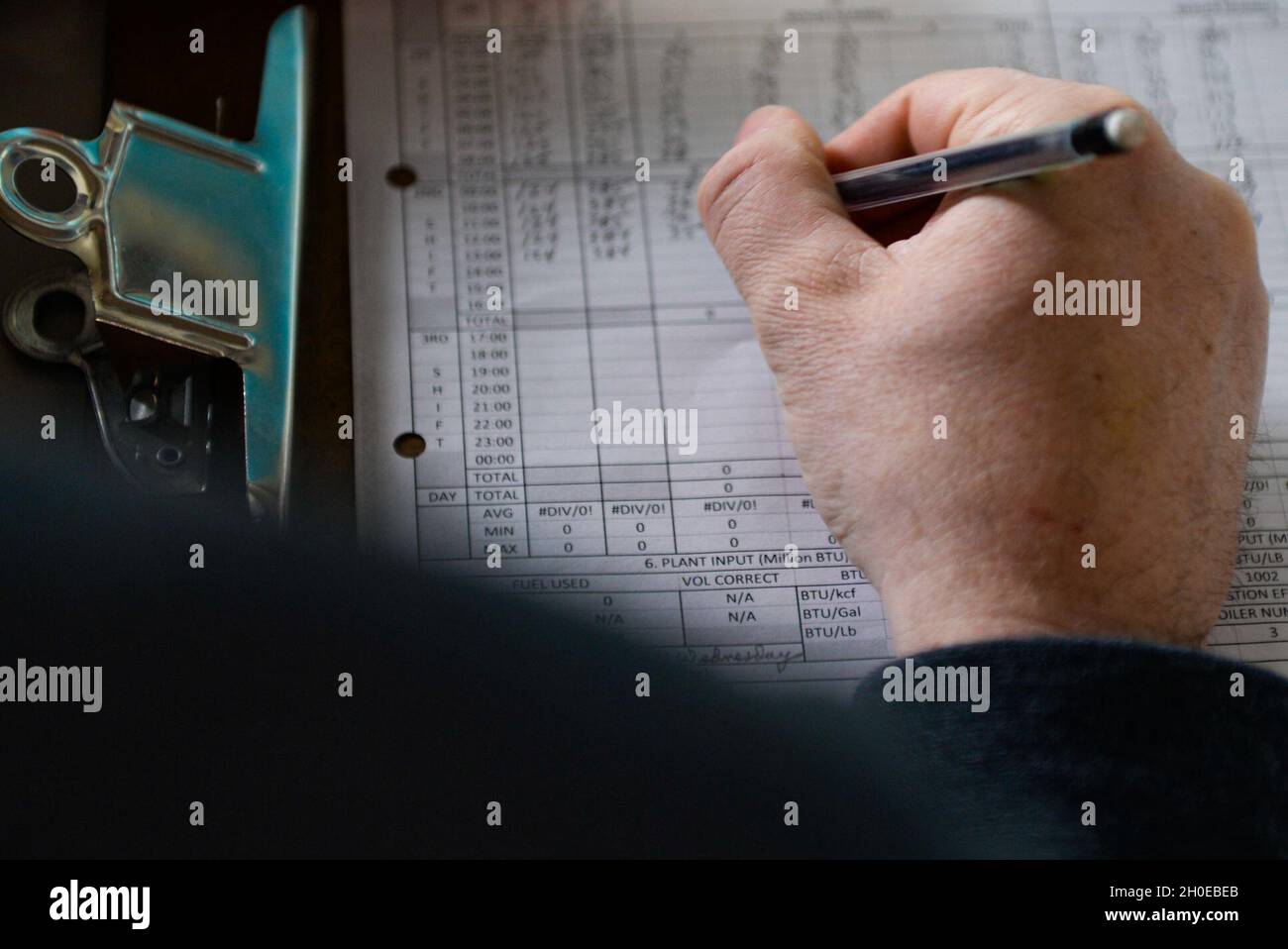 Shawn Boyer, an 88th Civil Engineer Squadron stationary engineer