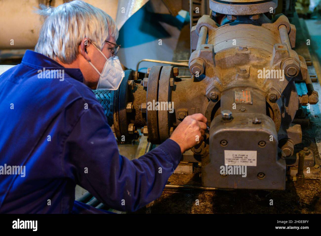 James Snodgrass, an 88th Civil Engineer Squadron stationary engineer