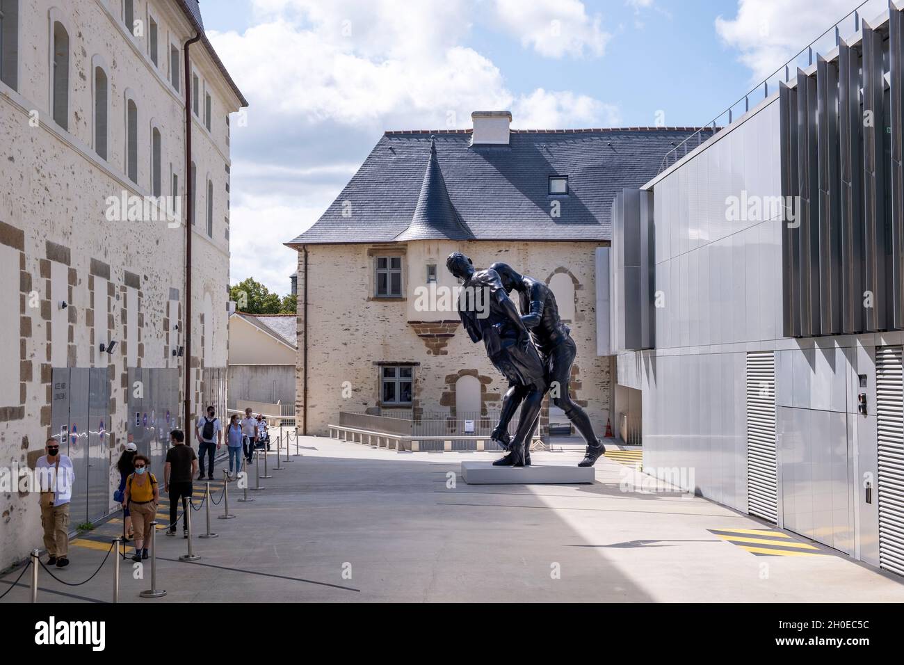 Rennes (Brittany, north western France): Pinault exhibition at the “Couvent des Jacobins” (The Jacobins Convent) convention center (August 2021). It h Stock Photo