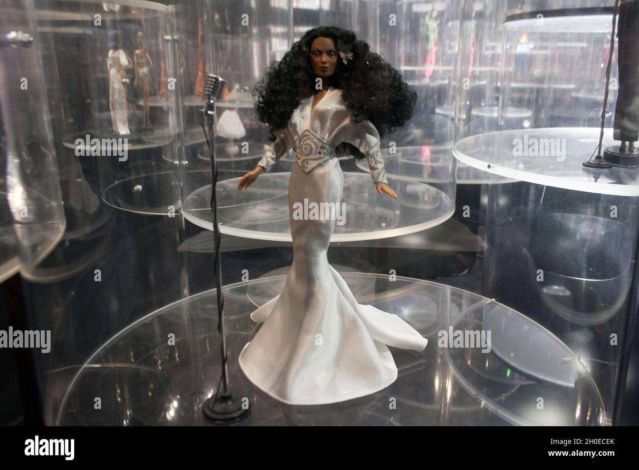 Diana Ross Barbie, Barbie The Icon exposition at Mudec museum in Milan, Italy Stock Photo