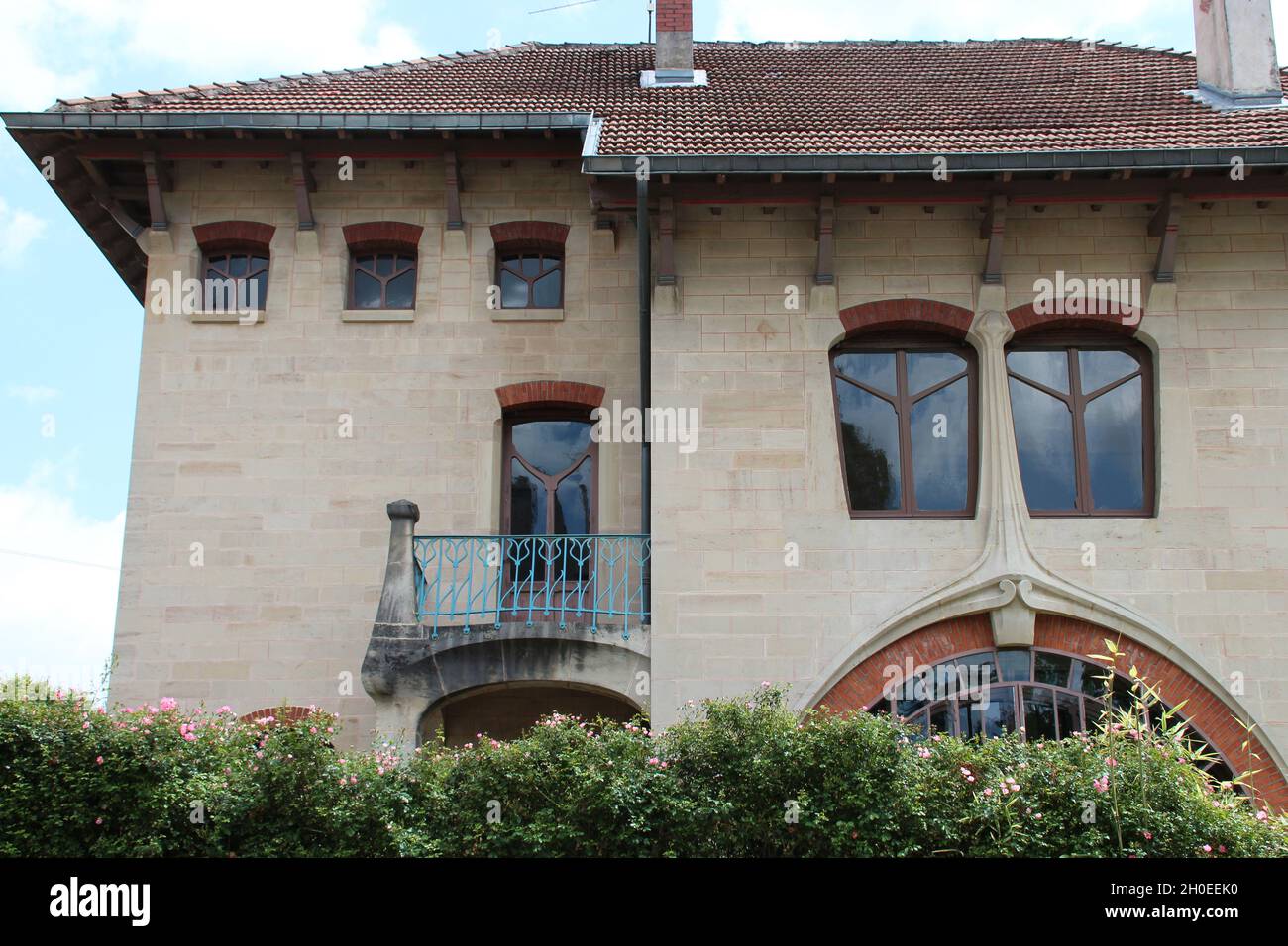 art nouveau villa in nancy in lorraine (france) Stock Photo